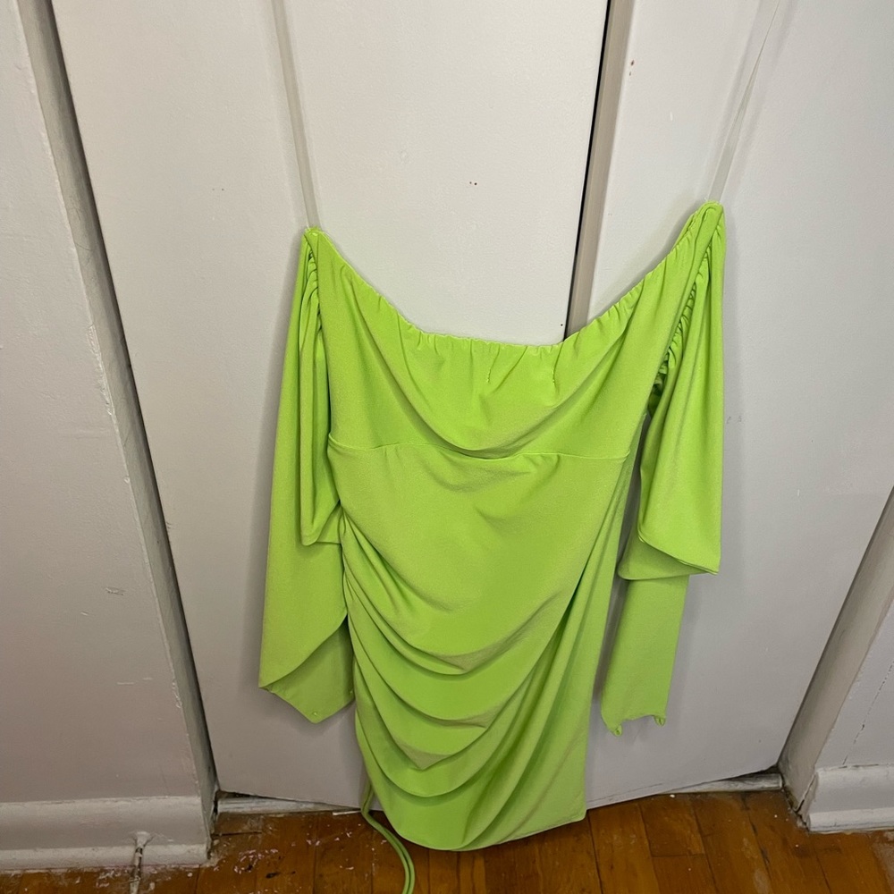Green Crossover Dress